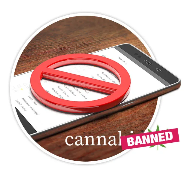 Beat the cannaban on advertising cannabis